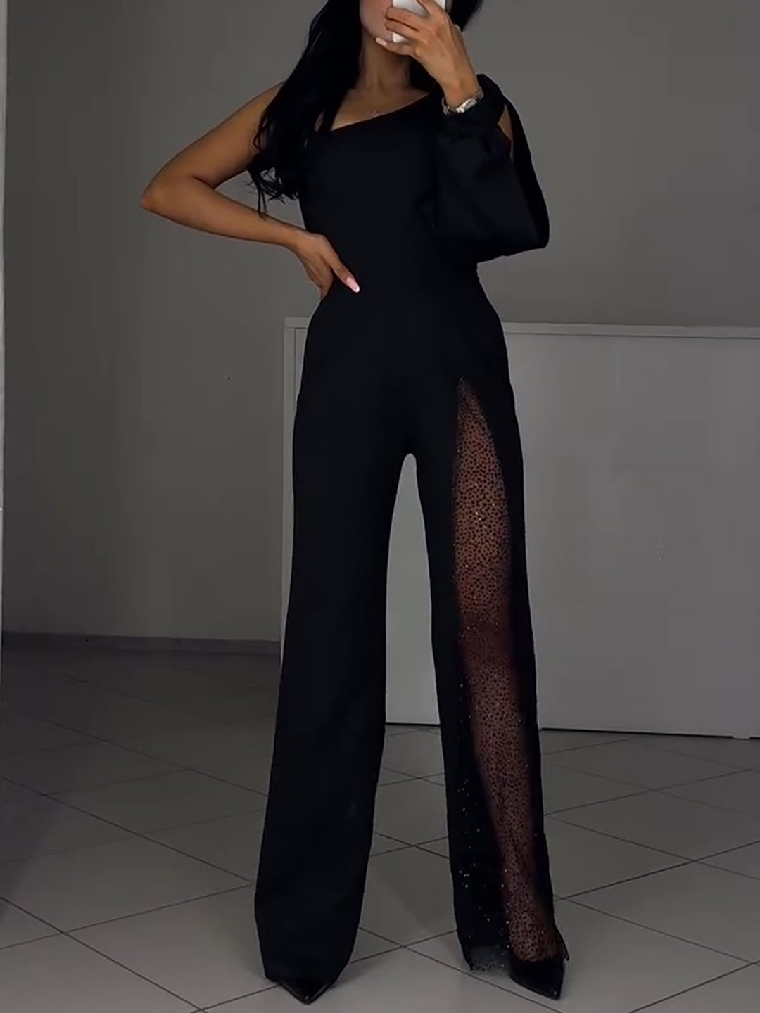 Sleeve Jumpsuit
