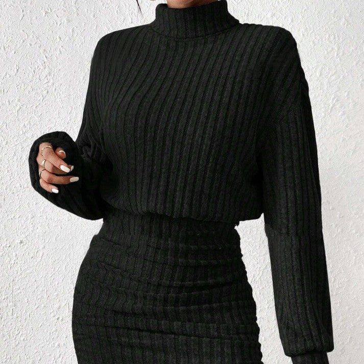 Ribbed Sweater Dress