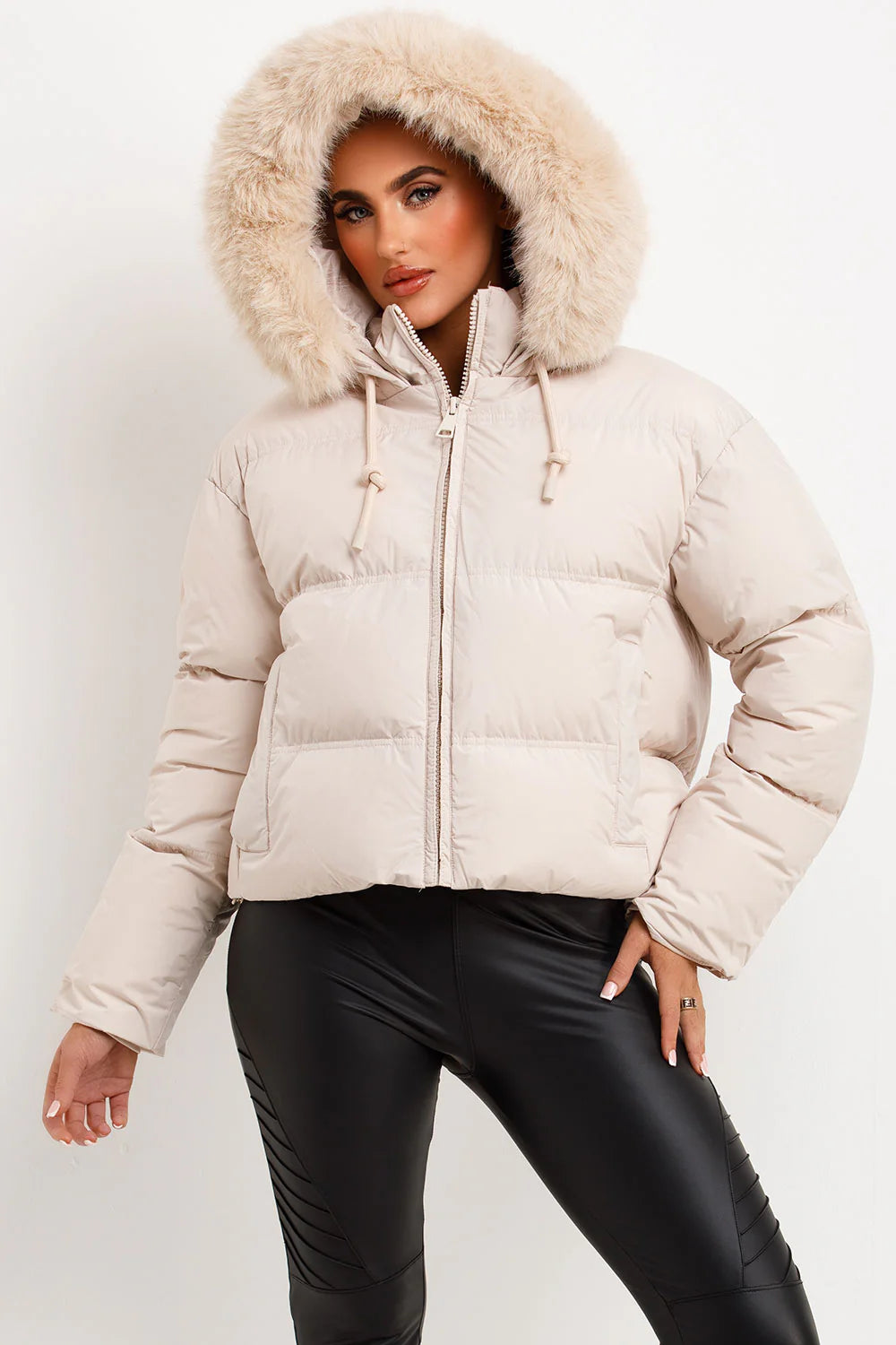 Jacket With Fur Hood