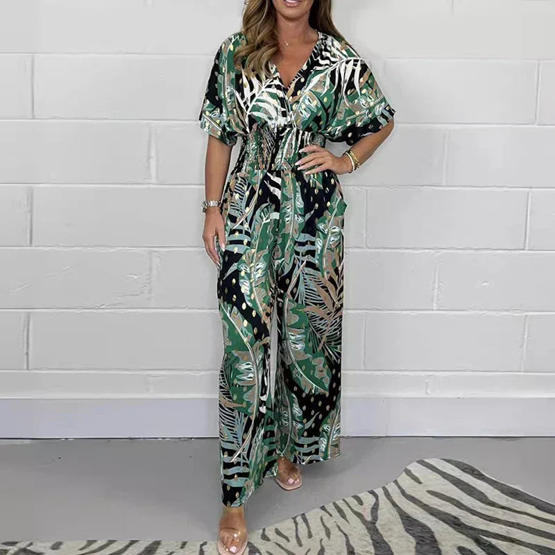 Leaf print Bodysuit