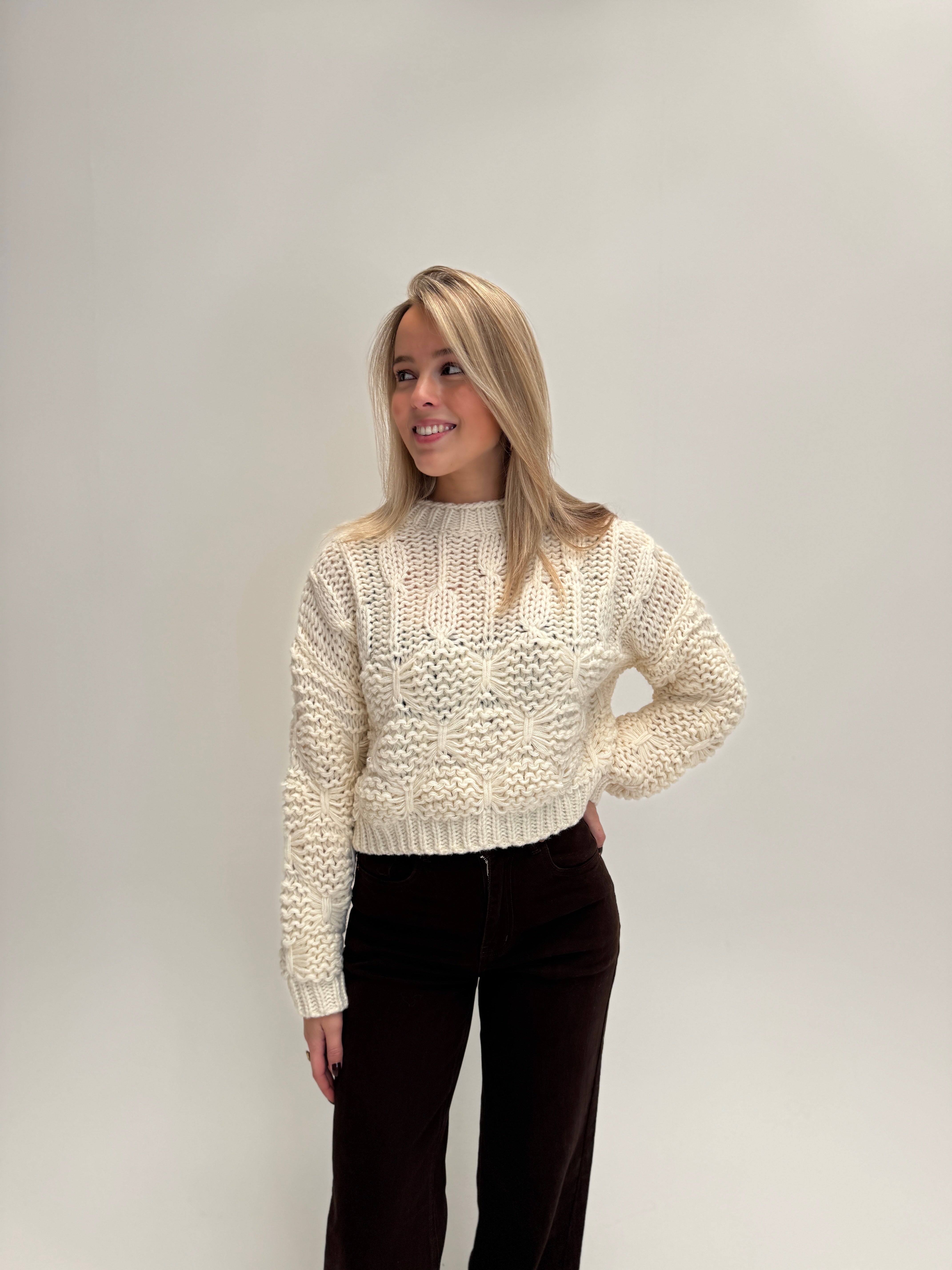 Fashlora Autumn Bliss Knit offwhite