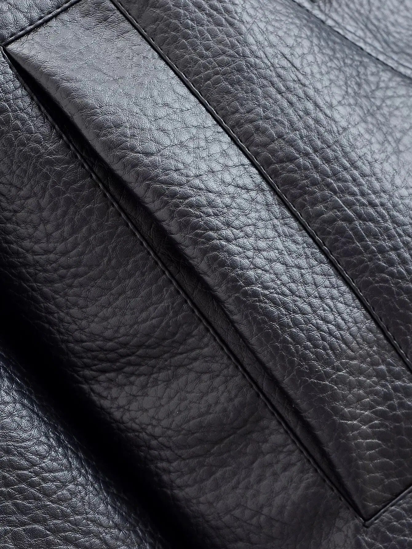 Asymmetrical Leather Jacket