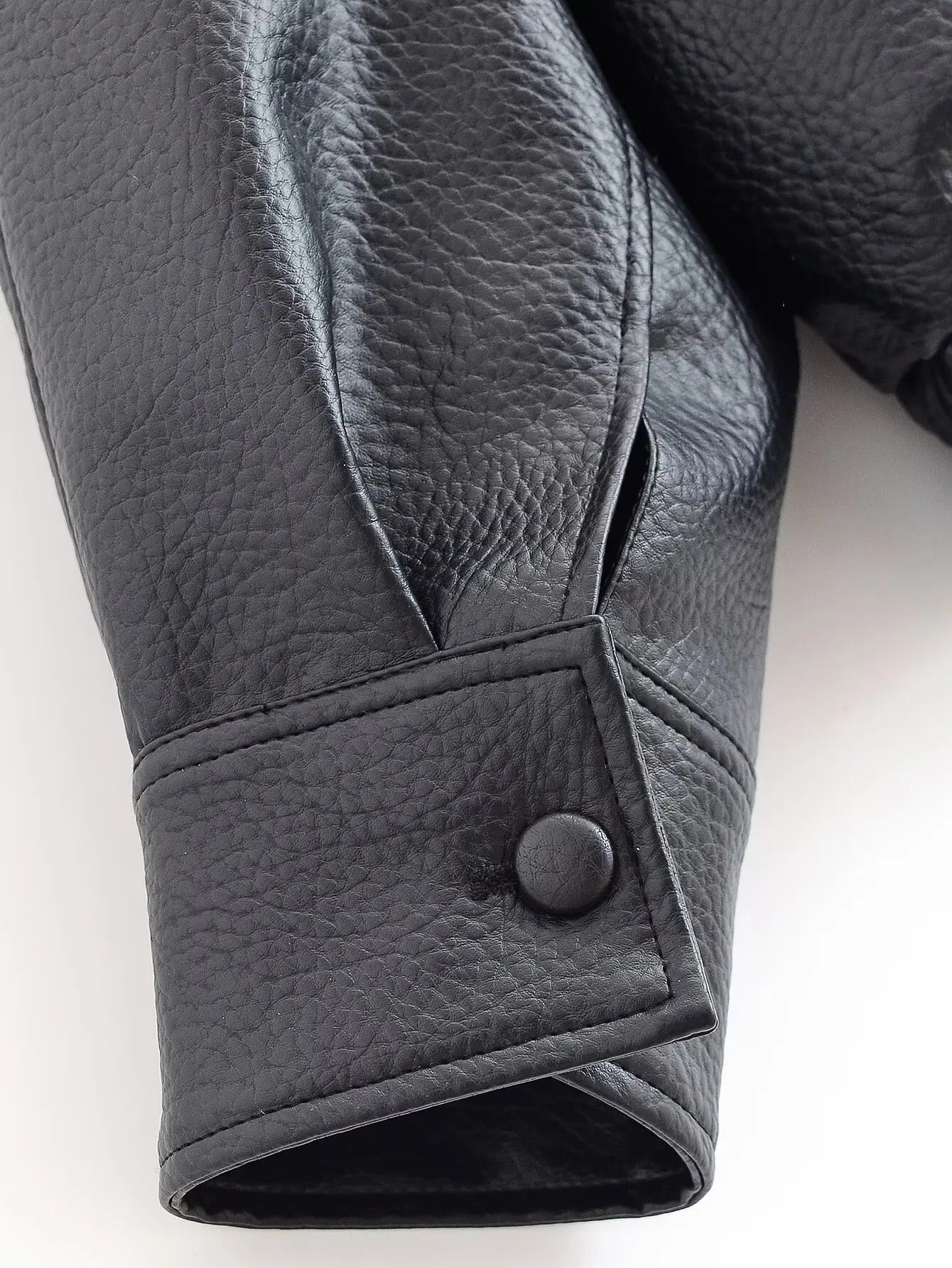 Asymmetrical Leather Jacket
